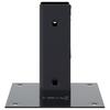 Square Post Base 4 pcs 46 x 46 mm Powder Coated Steel