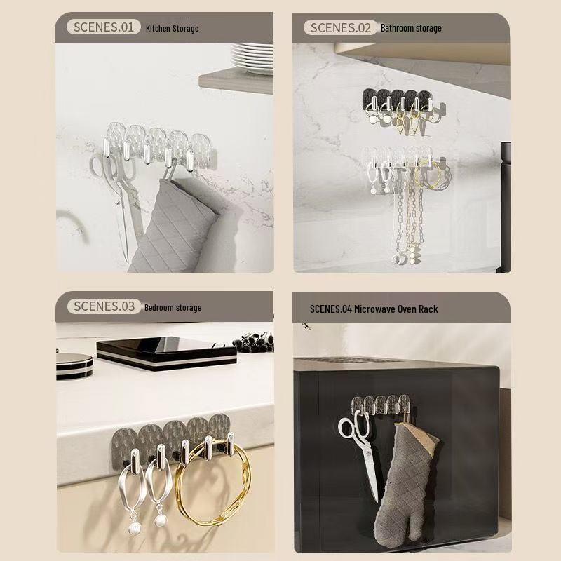 Newcomer 0.01: Detachable No-Punch Adhesive Cabinet Hooks