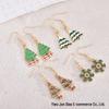 European & American Christmas Santa Claus Tree Earrings - Women's Ear Hooks - New Christmas Jewelry Collection