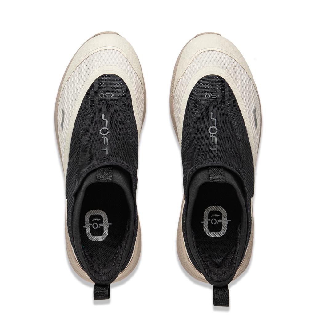 Nowe amortyzatory LiNing SOFT GO 2 Antypoślizgowe Odporne na ścieranie Oddychające Niskie Casualowe Buty Męskie Czarne Szare AGLV005-63