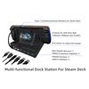 6-in-1 Portable Steam- Deck Docking Station HDMI2.0 4K@60Hz Gigabit-Ethernet 3 USB3.0 Port USB-C Port for Gaming