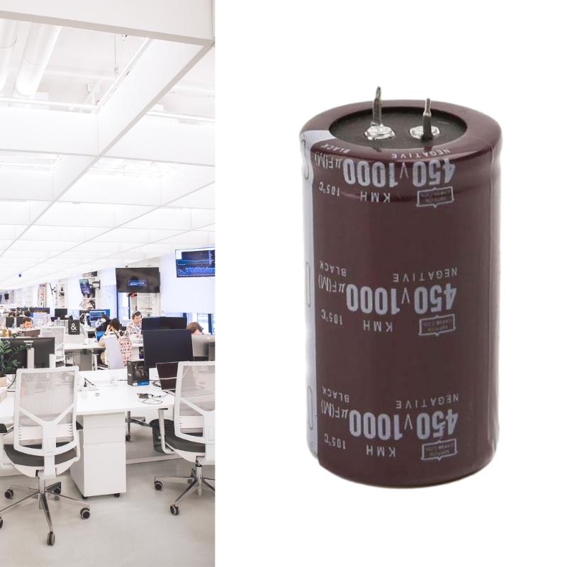 Reliable 450V 1000UF Electrolytic Capacitor for Microprocessor Control Circuits Power Converter Various Applications