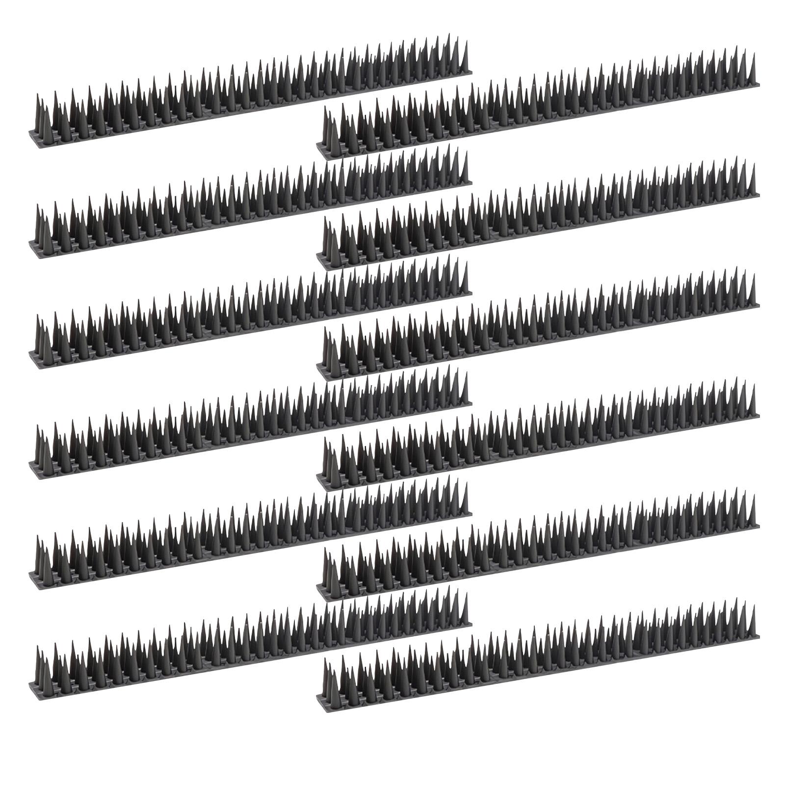 

Highly Physical Bird Deterrent Spikes. Outdoor Bird Deterrent Device To Prevent Birds From Perching. And -aging Plastic Material. Easy To One Size чёрный