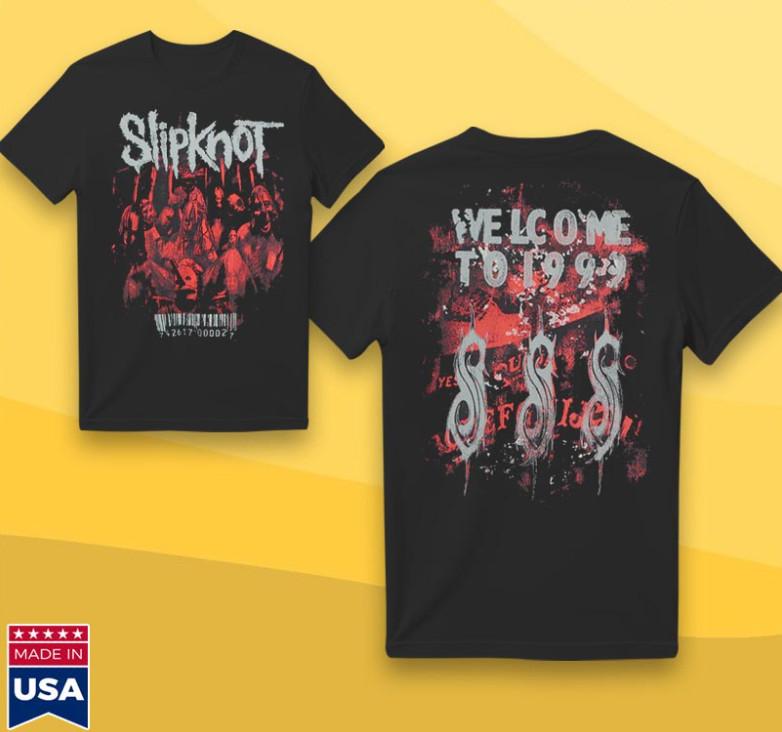 Футболка Slipknot Welcome To 1999 2025 Размер S-5XL Унисекс Футболка S
