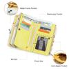 CONTACT'S Genuine Leather Fashion  Long Wallet Women Colorful Coin Pocket with Photo Slot Soft Female Purse Wallets