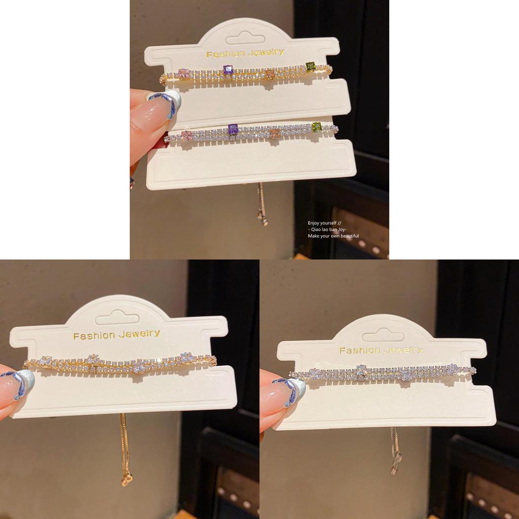 Leichte Luxus-Kupfer-Handkette mit Blüten-Design für modische Damen-Accessoires