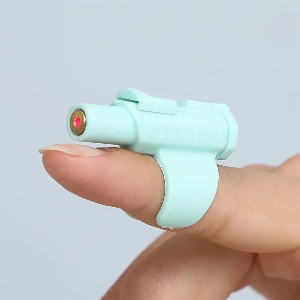 Mini Laser Cat Toy Portable Interactive Finger Sleeve Design for Cats Endless Fun Playtime