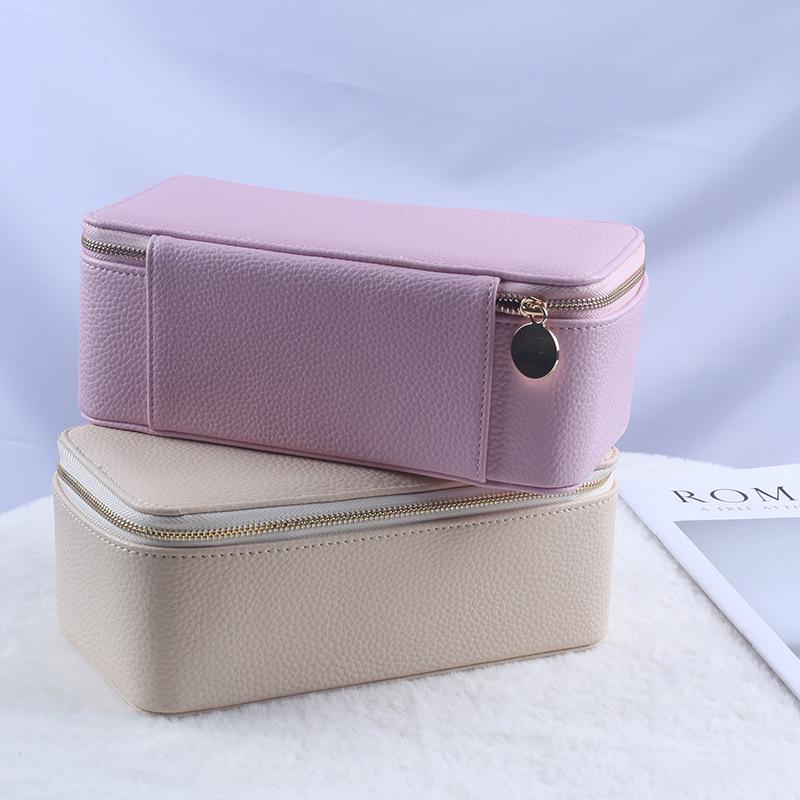 Custom Portable Travel Jewelry Storage Box - 12-Compartment Organizer for Earrings & Studs