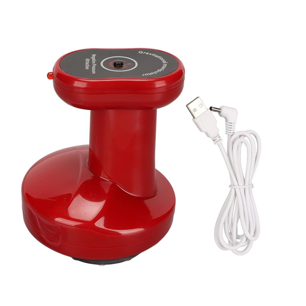 Cupping Massager Gua Sha Massager 2 Levels Force Plug in Use Thermostatic Hot Compress Red Gua Sha Therapy Machine for Household