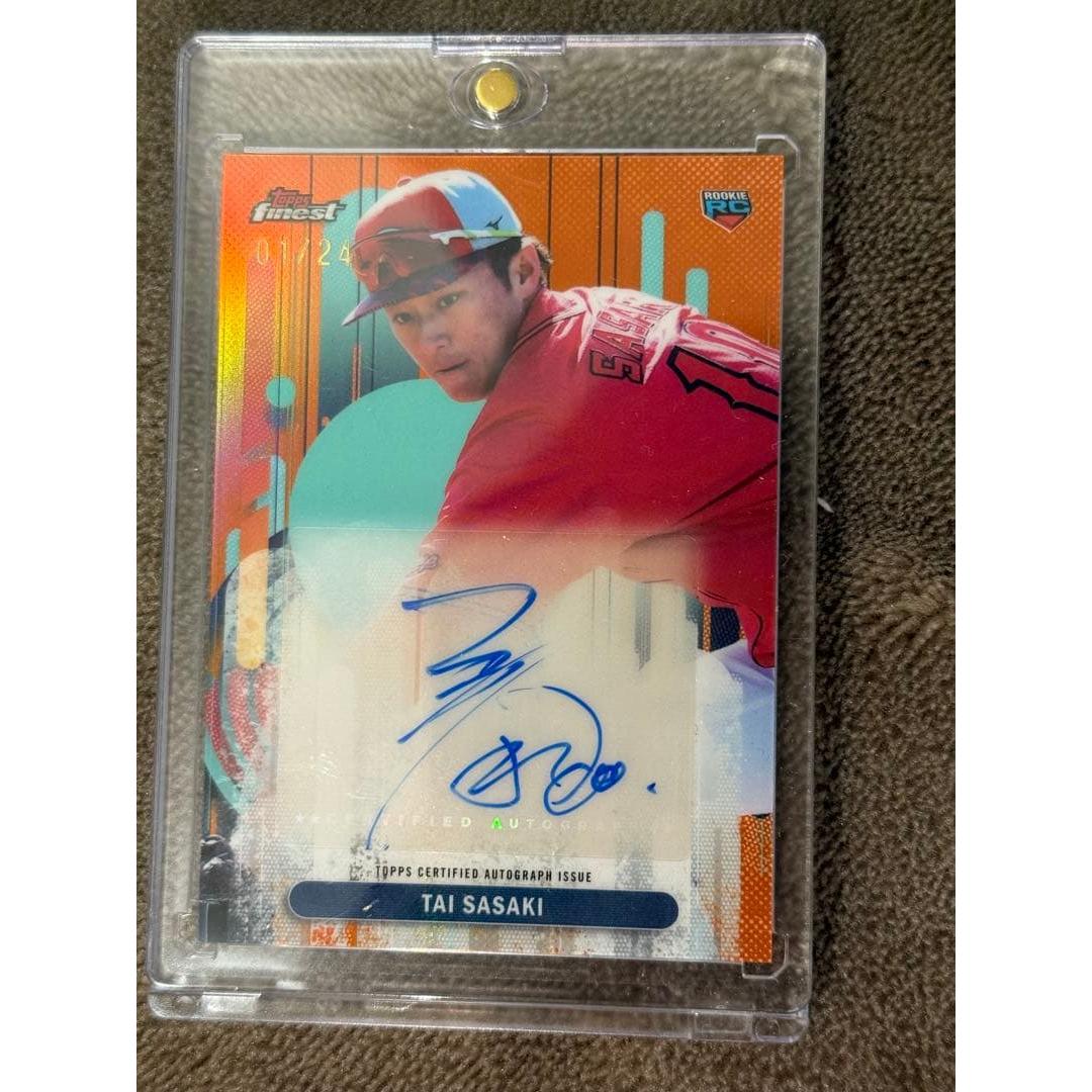 [Handwritten autograph card] 2025 Topps NPB Hiroshima Toyo Carp Yasushi Sasaki