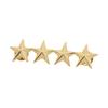 Five-Pointed Star Lapel Pin Collar Brooch Badage Women Men Pentagram Metal Badge Clips Shirt Dresses Bag Ornament