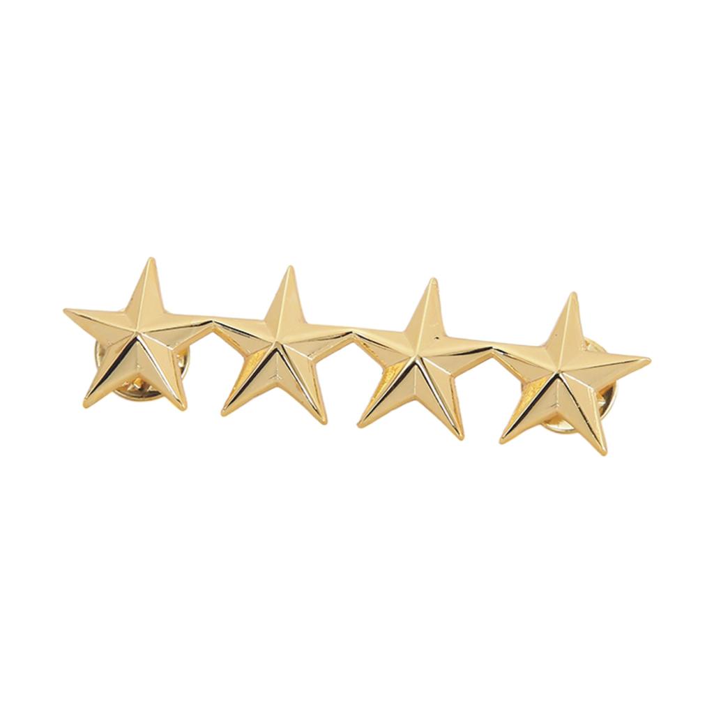 Five-Pointed Star Lapel Pin Collar Brooch Badage Women Men Pentagram Metal Badge Clips Shirt Dresses Bag Ornament