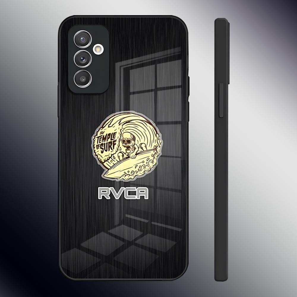 Luxury R-RVCA-S Phone Case For Samsung S26 S24 Ultra S22 S23 S25 S20 Fe S21 Plus A16 A54 A34 A53 Glass Cover