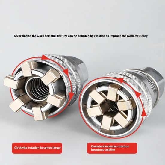 Multi-Function Universal Socket Torque Ratchet Torque Wrench Tool Adjustable High Wrench Adapter Maintenance Tool