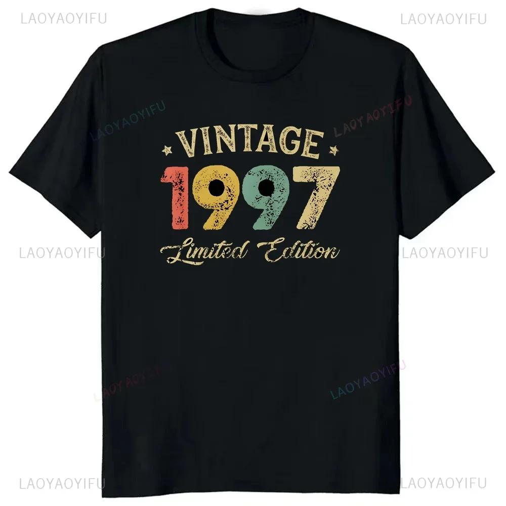 Boyfriend Husband 27th Birthday Gift Vintage Style 1997 Limited Edition 27th Birthday Unisex Amazing Printed Tshirt S