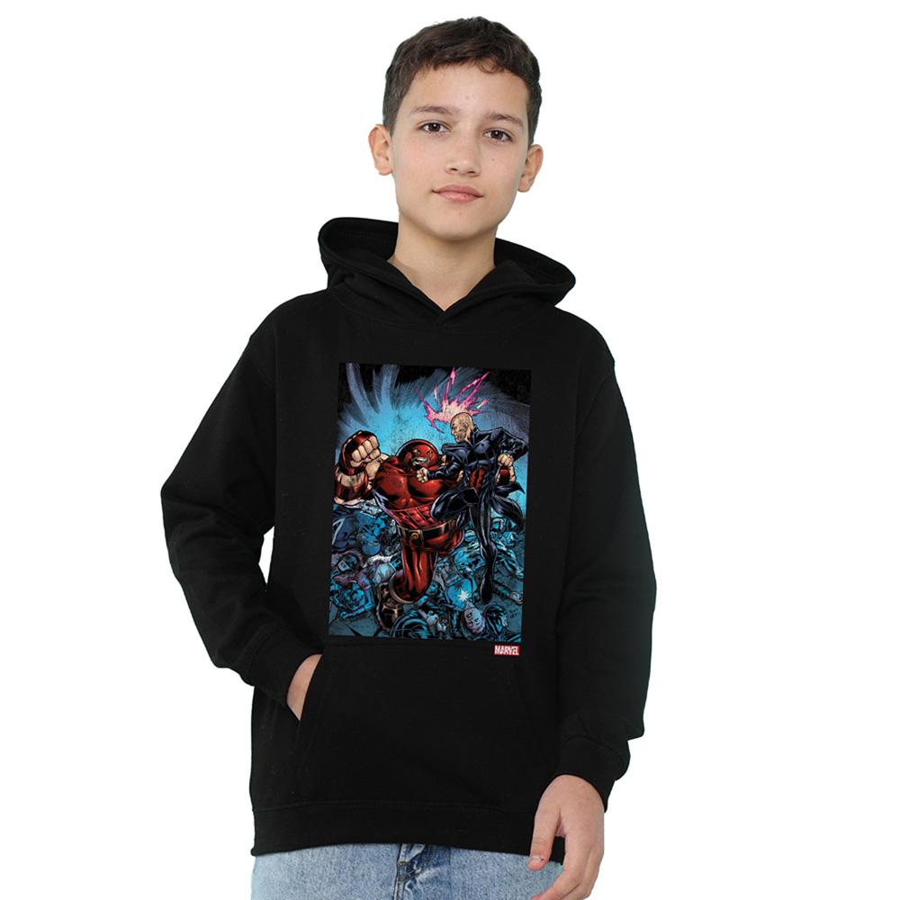 X-Men Childrens/Kids Destroy Juggernaught Heather Hoodie