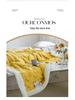 Tuff Lamb Fleece Nordic Sofa Blanket: Soft, Solid Color, Year-Round Use
