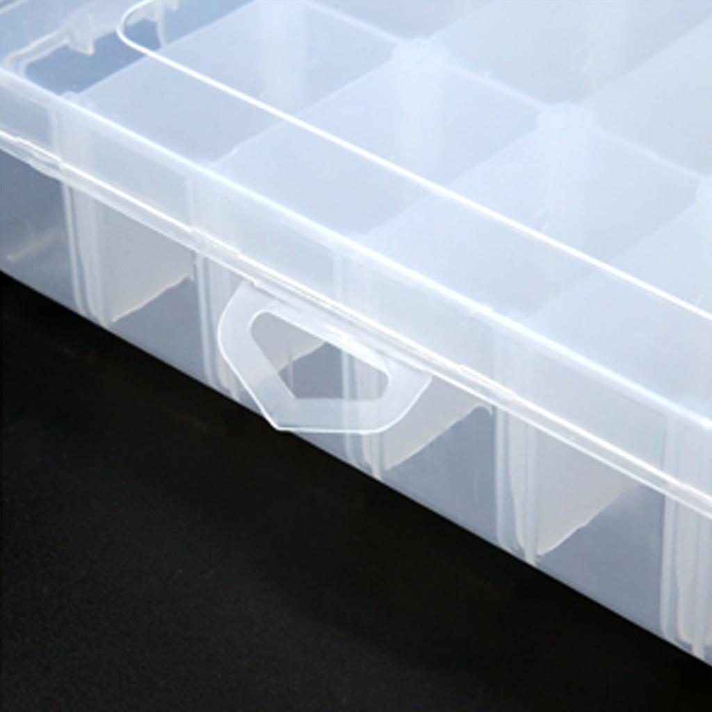 Jewelry Organizer Box for w/ Dividers 36-grid Organizer Container for Ring Earri