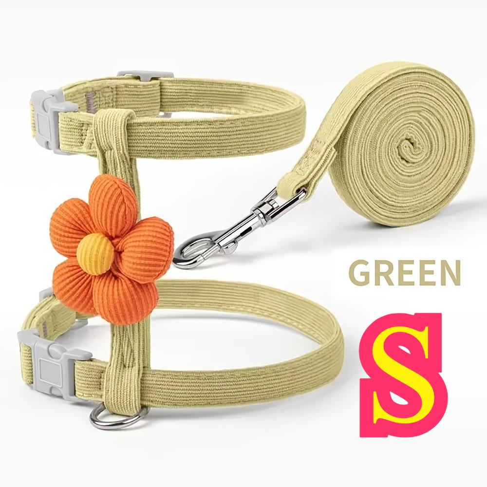 

Cat Harness and Leash Sets Adjustable Dog Harness for Small Dog Leash Breashable Pet Harness Out Walking Dog Strap Cat Accessory