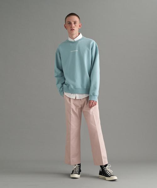 Denivel Men'S Cotton Length Wide Pants (Pink)