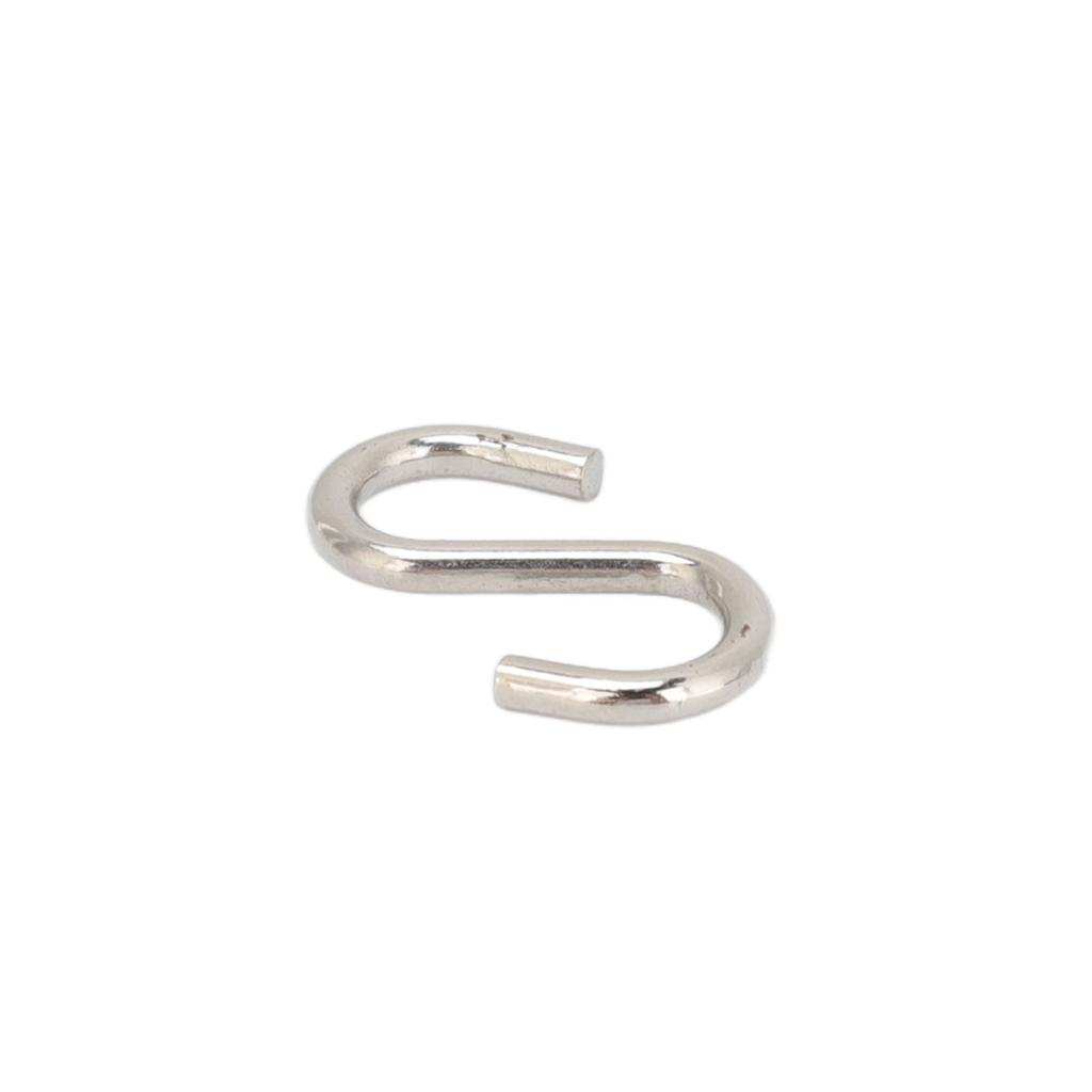 10Pcs S Shaped Hooks Strong Thickened Metal S Shaped Widely Used Small S Hooks for Clothes Bags Utensils