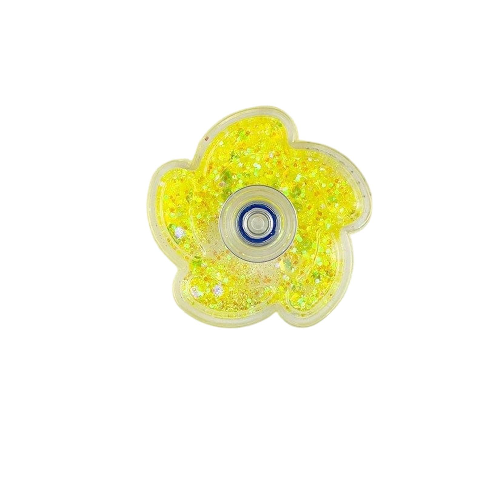 

Creative Rotating Liquid Sand Fidget Toy with Unique Shape for Stress Relief and Relaxation Suitable for Office and Home Use One Size жовтий