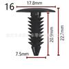 Nylon Car Mudguard & Bumper Clips for Chrysler and Ford