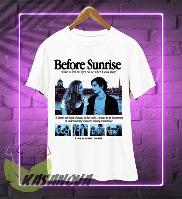 Before Sunrise 1995 T-Shirt, Ethan Hawke Romance, Richard Linklater Vienna, Romantic Film Gift