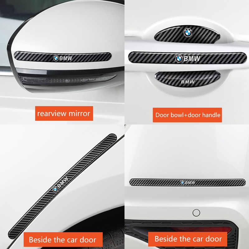 BXJ1 2026 Car Sticker Carbon Fiber Car Door Bowl Handle Protect Stickers For BMW 1 2 3 4 5 6 7 Series X1 X3 X4 X5 X6 X2 X7 F10 F15 F1