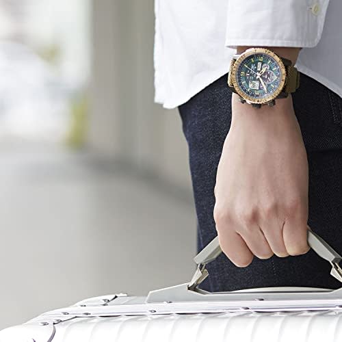 Citizen Promaster Eco-Drive Watch, Men's, Khaki, Water-Resistant, with Aviation Slide Rule, JY8074-11X