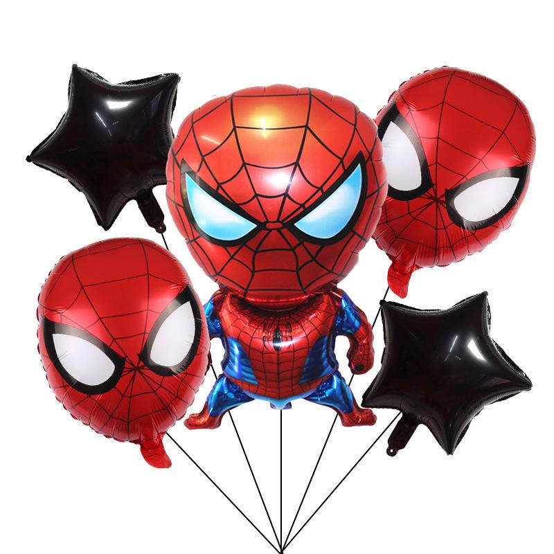 

Игра Серия Мстители Марвел Железный Человек Человек-паук Костюм из алюминиевой фольги Шары Украшение для вечеринки Balloon Bundle 9