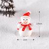 New Christmas Gift Figurines Miniature Santa Claus Snowman Micro Landscape Ornaments For Home Decorations Desk Decor Room