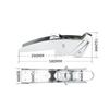 Marine Hardware Silver-Polished Double-Roller Anchor Bracket Mounting Holes