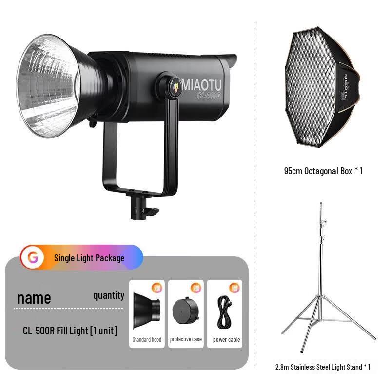 Miaotu CL500R RGB Full-Color Photography Fill Light