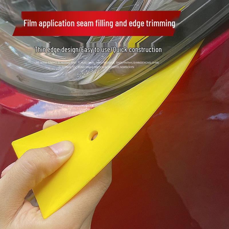 Triangle Scraper and Yellow Squeegee Tinting Tool Set