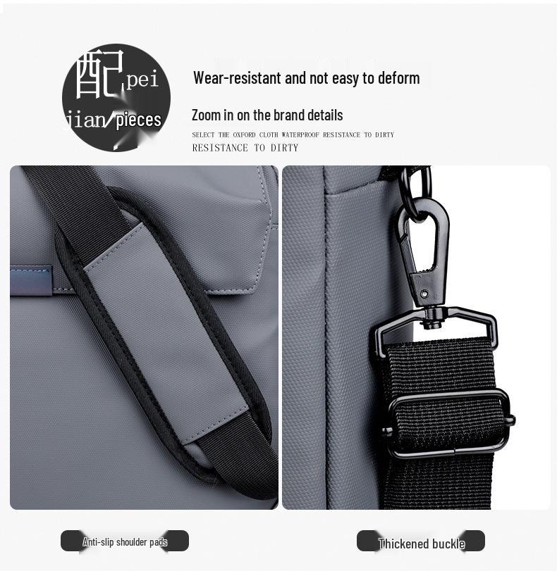 High-End Casual Tote & Crossbody Shoulder Bag Business Briefcase