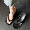 Fashion Fashion Women Flip Flops 2025 Summer Ladies Casual Wedge Heel Slippers Outdoor Beach Comfy Vacation Dress Platform Women Sandals