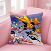 I-Invincible Pillow Superhero Anime Cushion Cover Linen Pillowcase Cover Soft Decor For Sofa Home Room