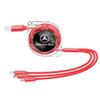 Car 3 In 1 Fast Charging Cable Type C Micro USB Charger Wire For Mercedes Benz AMG GLC GLE GLB GLS W204 W205 W203 W211 W212 W213 OX0