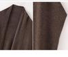 2025 Autumn/Winter Women's 100% Wool Loose Sweater Shawl Coat