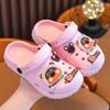 Children's Slippers with Soft Cushioning, Girls' Summer Cartoon Cute Non-Slip Indoor Bath Soft Sole Slippers, Baby Slippers