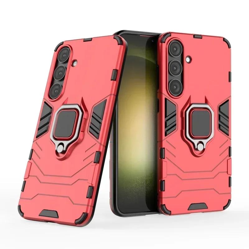 For Samsung Galaxy S25 S24 Plus 23 Ultra Case Magnetic Holder Ring Armor Shockproof Cases for Samsung M55 M54 M53 M52 Back Cover