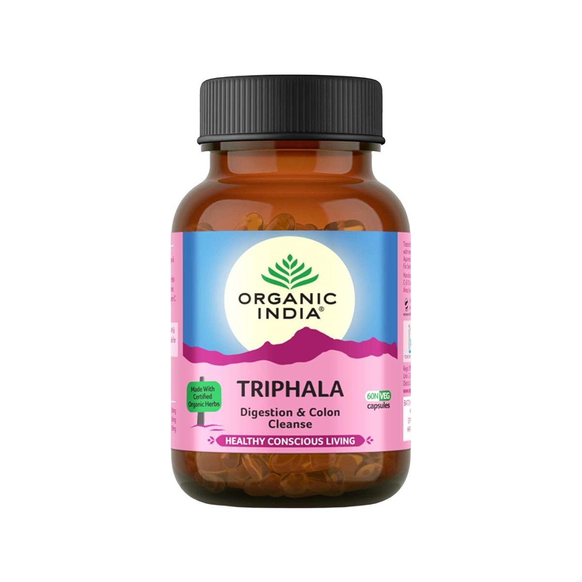 

Трифала (60 кап, 480 мг), Triphala, Organic India