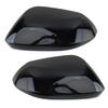 1 Pair Black ABS Car Front Left &amp; Right Side Door Rear View Mirror Cover Trim Cap Fit for Toyota Corolla