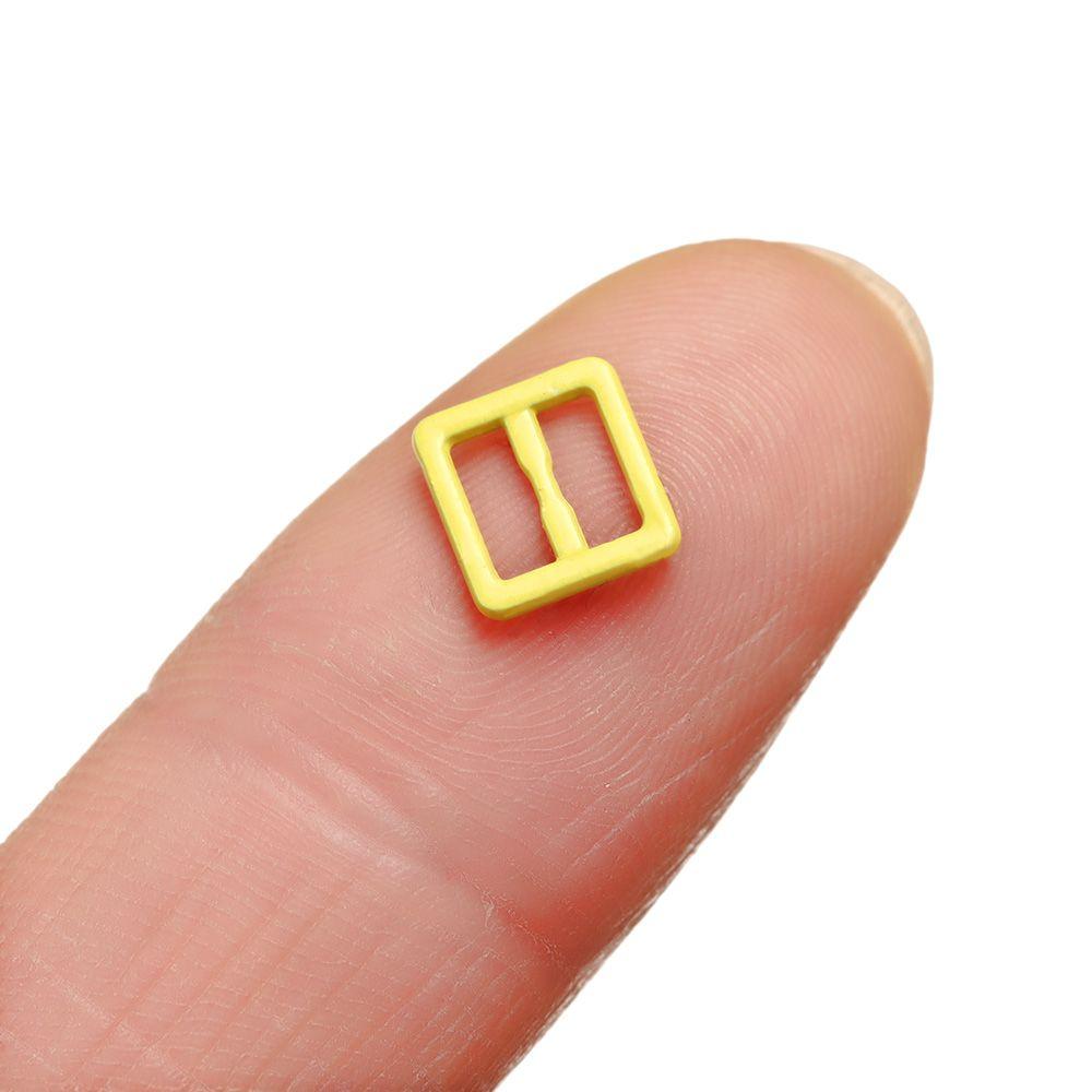 Mini Ultra-small 11 Colors Diy Dolls Buckles Belt Buttons Tri-glide Buckle Doll Bags Accessories