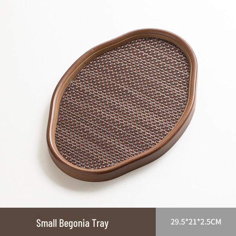 Jingbaodi Retro Walnut Wood Serving Tray