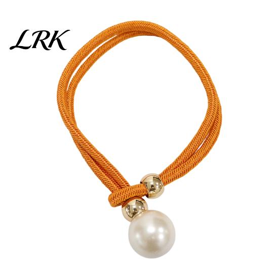 Faux Pearl Curtain Tieback 1Pc Tieback, Woven Rope Adjustable Holder, Stylish Windproof Ties Bead End Draperies Holder for Living Room Bedroom