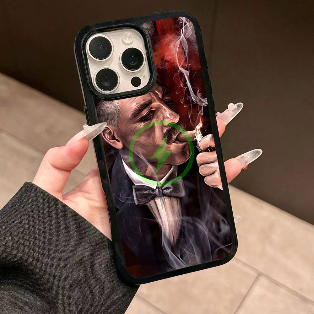 Movie P-Peaky-S B-Blinders For Magsafe Magnetic Case For IPhone 17 Air 16 15 14 13 12 11 Pro Max Plus Wireless Charging