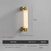 Lamp Modern Luxury Bedroom Bedside Study Bathroom Mirror Front Lamps Villa Entrance Corridor Background Wall Lights