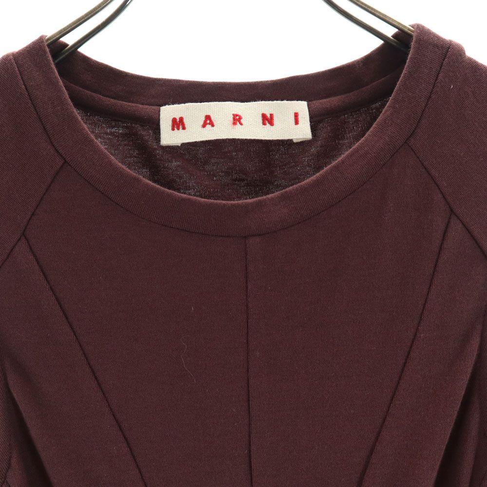 MARNI made in Italy No sleeve mini dress 38 Brown Women Used